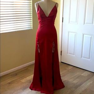 Silk Red Dress